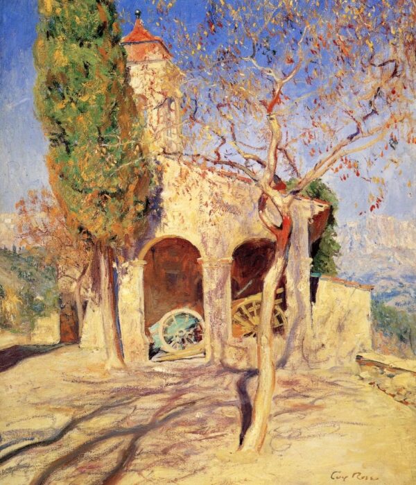 The Old Church at Cagnes by Guy Rose