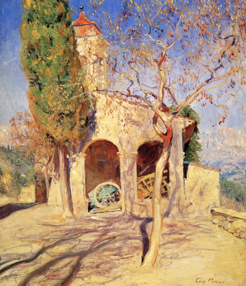 The Old Church at Cagnes by Guy Rose