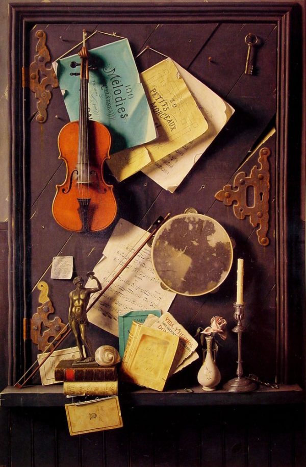 The Old Cupboard Door by William Michael Harnett