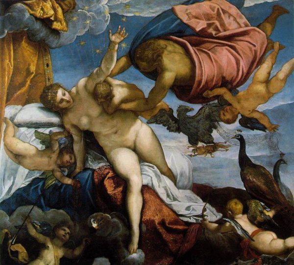 The Origin of the Milky Way by Tintoretto