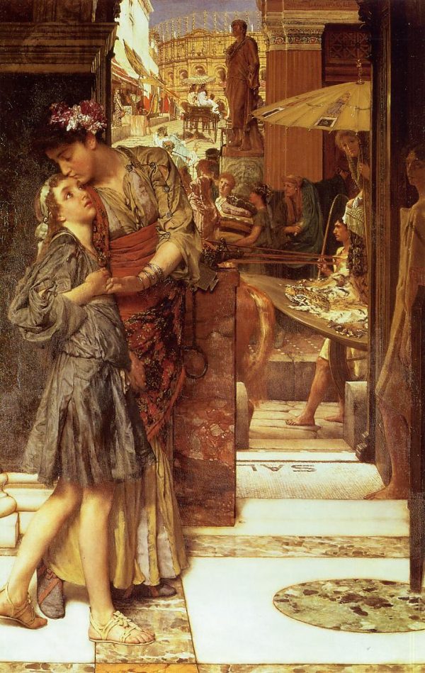The Parting Kiss by Lawrence Alma-Tadema
