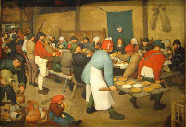 The Peasant Wedding by Pieter Brueghel the Elder