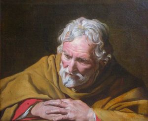 The Penitent Saint Peter by Matthias Stomer - hand-painted oil reproduction