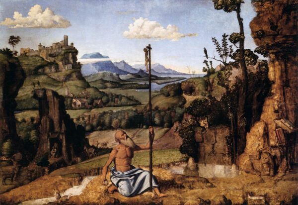 The Penitent St Jerome in the Wilderness by Cima da Conegliano