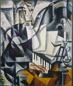 The Pianist by Liubov Popova - hand-painted oil reproduction