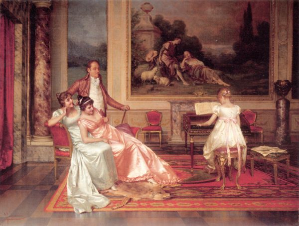 The Piano Recital by Vittorio Reggianini