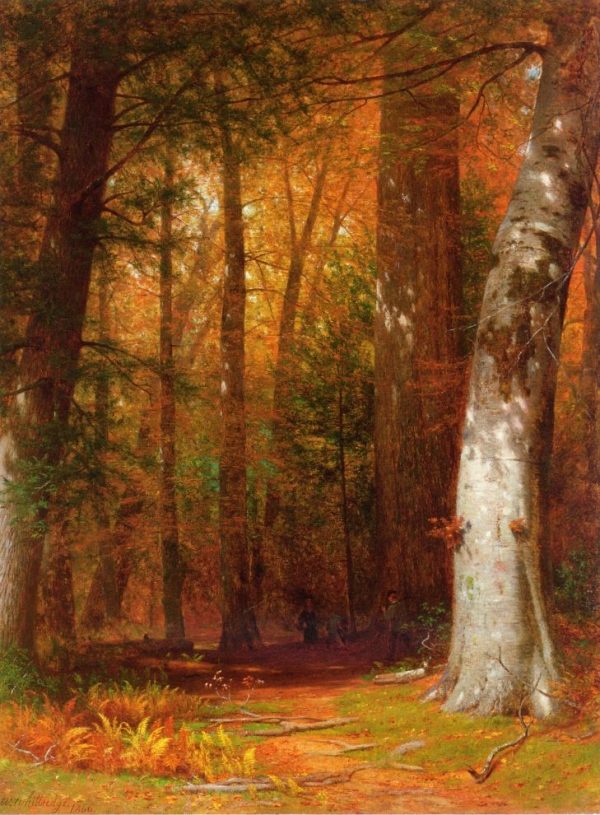 The Pine Cone Gatherers by Thomas Worthington Whittredge