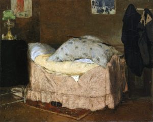 The Pink Bed by Henri Jacques Evenepoel - hand-painted oil reproduction