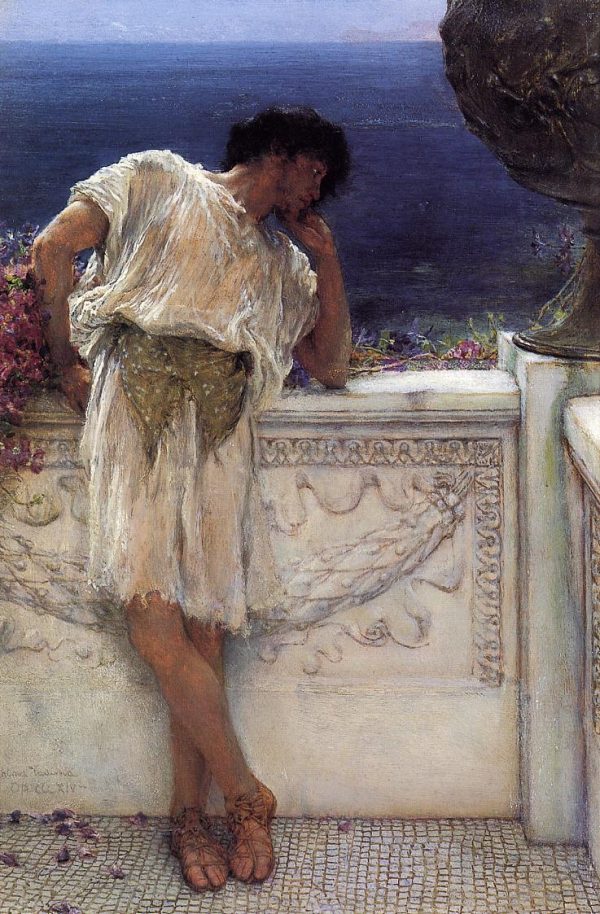 The Poet Gallus Dreaming by Lawrence Alma-Tadema