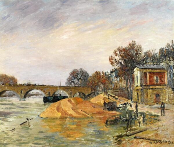 The Pont Marie de Paris by Gustave Loiseau