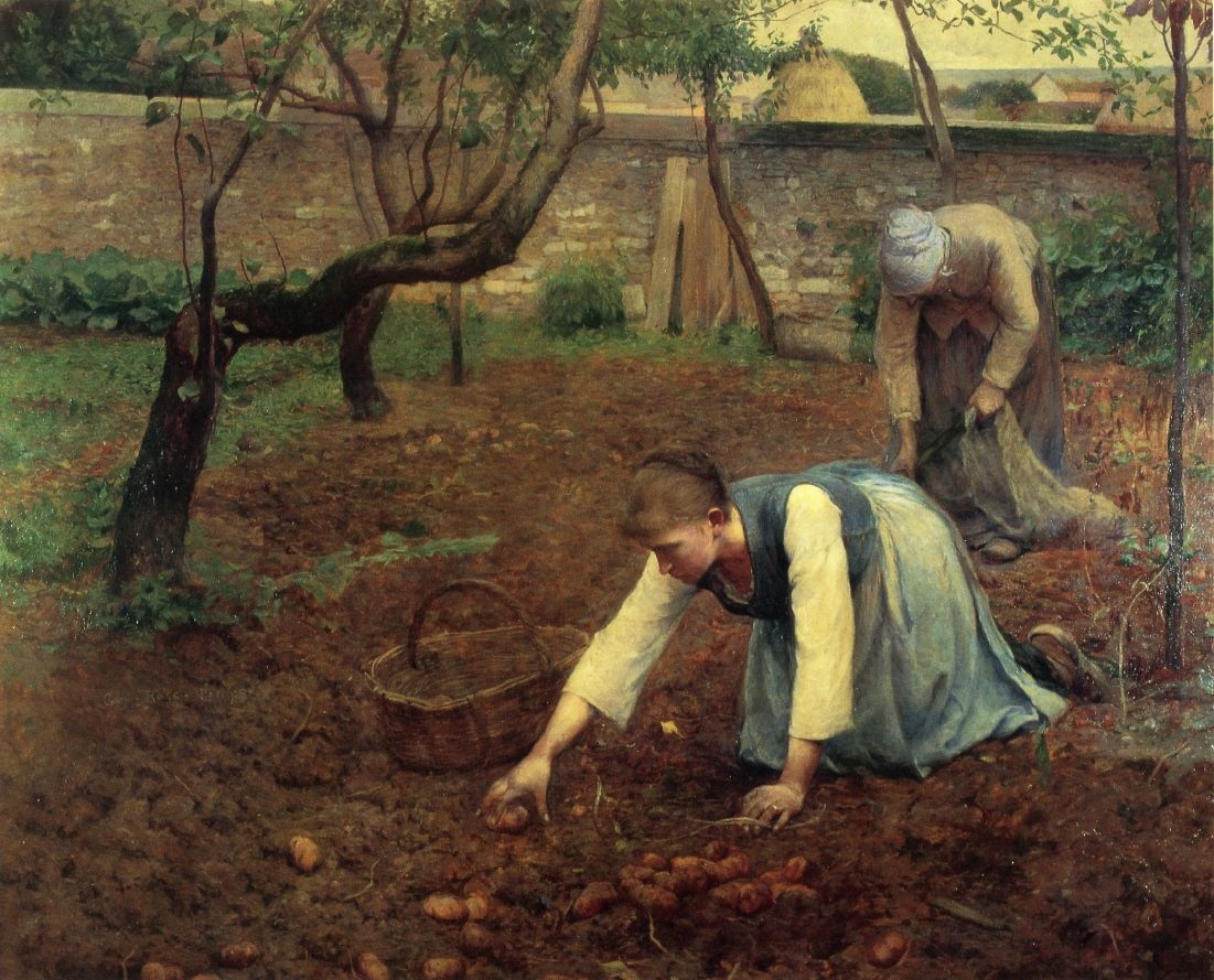 The Potato Gatherers by Guy Rose