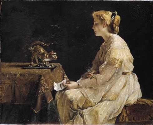 The Present by Alfred Stevens