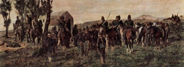 The Prince Amadeo Feritio in Custoza by Giovanni Fattori
