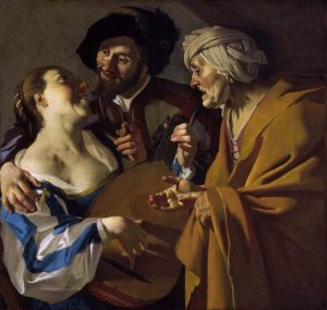 The Procuress by Dirck Van Baburen - hand-painted oil reproduction