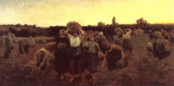 The Recall of the Gleaners by Jules Breton