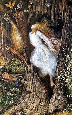 The Release of Ariel by John Anster Fitzgerald - hand-painted oil reproduction
