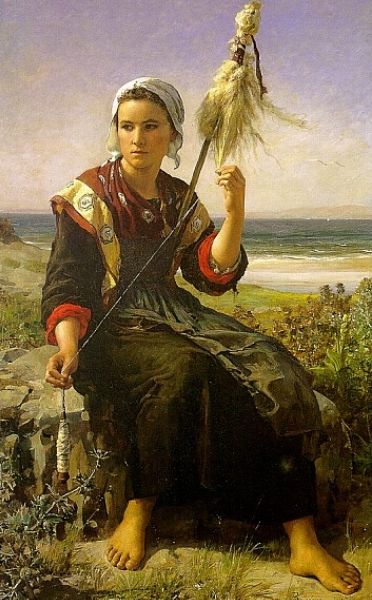 The Rest of the Haymakers by Jules Breton