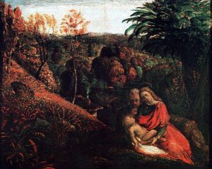 The Rest on the Flight into Egypt by Samuel Palmer - hand-painted oil reproduction