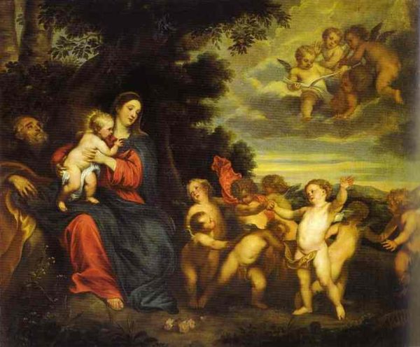 The Rest on the Flight to Egypt by Anthony van Dyck