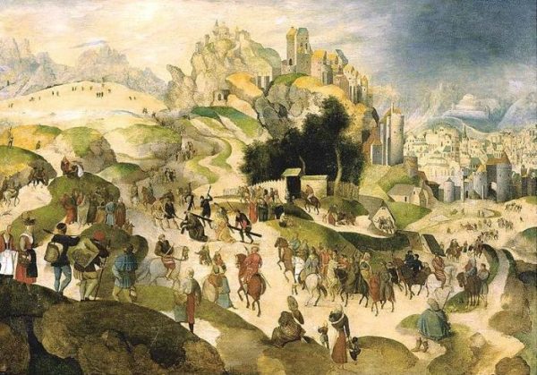 The Road To Calvary by Abel Grimmer