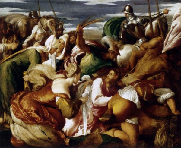 The Road to Calvary by Jacopo Bassano