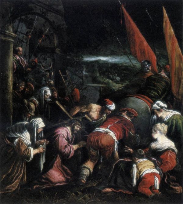 The Road to Calvary b by Jacopo Bassano