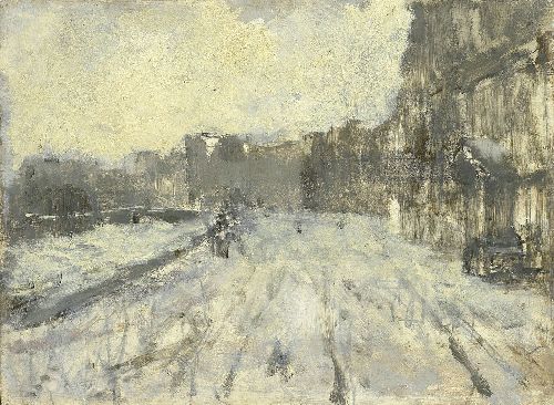 The Rokin in Amsterdam c by George Hendrik Breitner