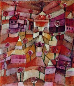 The Rose Garden by Paul Klee - hand-painted oil reproduction