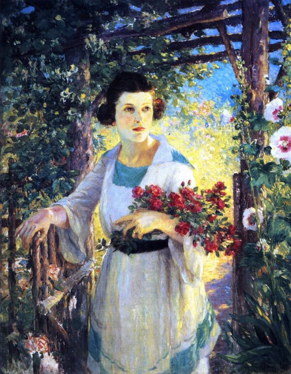 The Rustic Gate by Colin Campbell Cooper