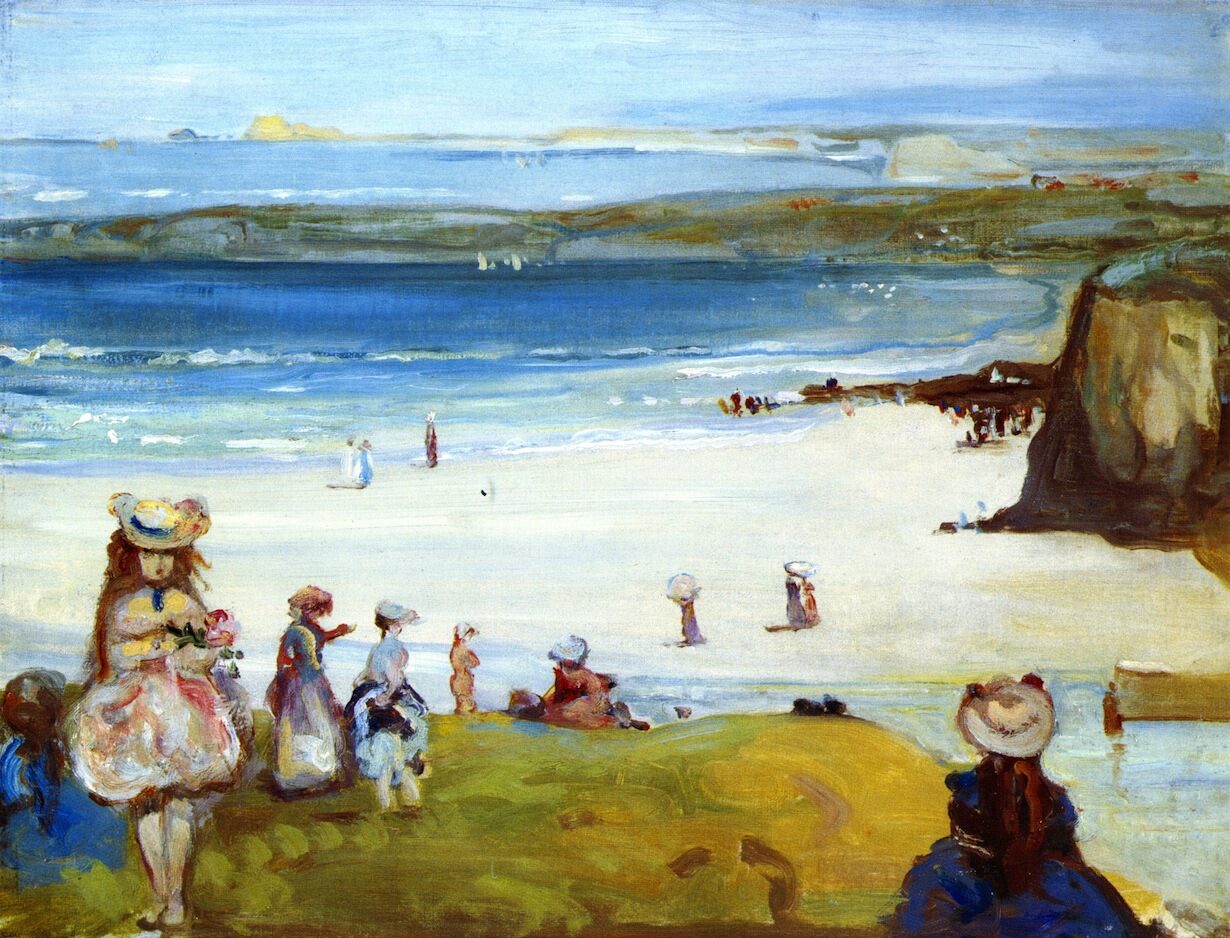 The Sands Newquay by Charles Conder