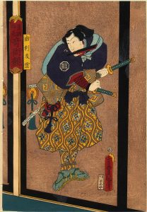 The Screen I by Utagawa Kunisada - hand-painted oil reproduction