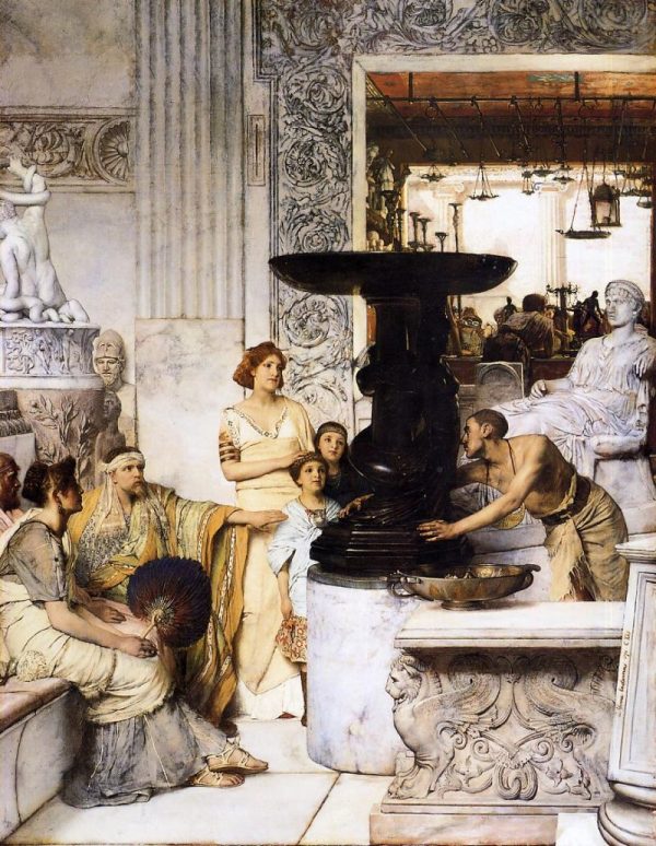 The Sculpture Gallery by Lawrence Alma-Tadema