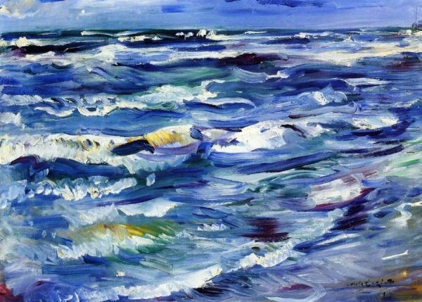The Sea near La Spezia by Lovis Corinth