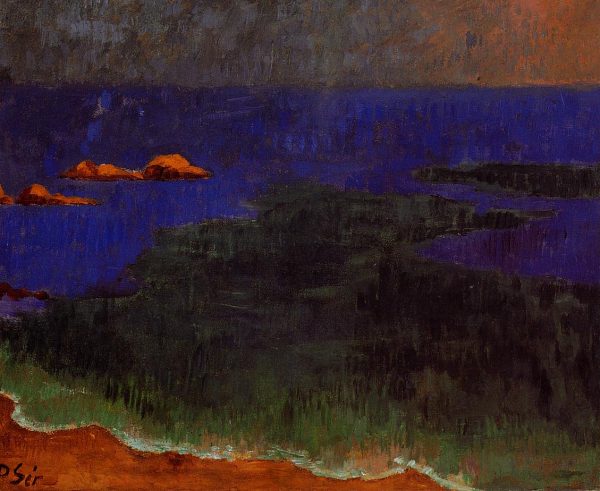 The Seat at Poldu - Sunset by Paul Serusier
