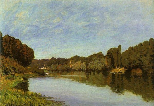 The Seine at Bougival II by Alfred Sisley