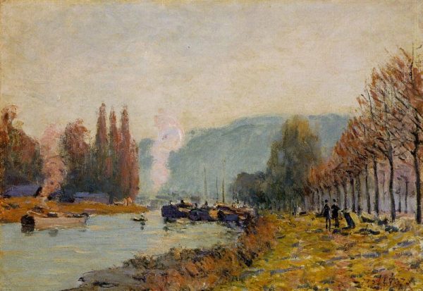 The Seine at Bougival III by Alfred Sisley