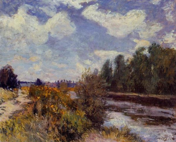The Seine at Bougival IV by Alfred Sisley