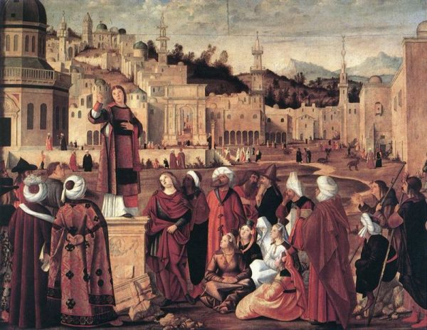 The Sermon of Saint Stephen by Vittore Carpaccio