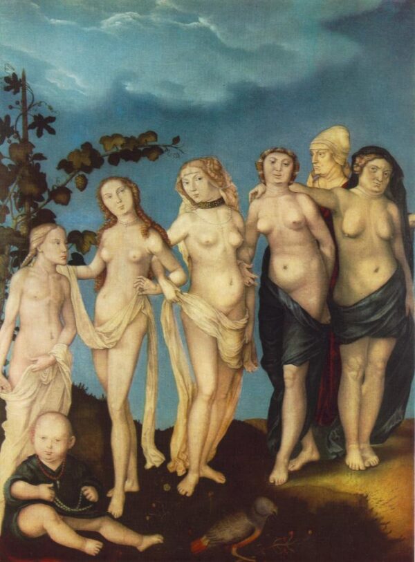 The Seven Ages of Woman by Grien Hans Baldung