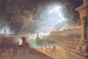 The Seventh Plague of Egypt by John Martin - hand-painted oil reproduction