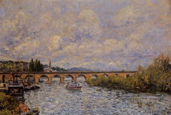The Sevres Bridge II by Alfred Sisley