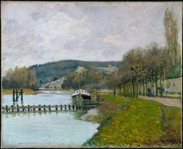 The Slopes of Bougival by Alfred Sisley