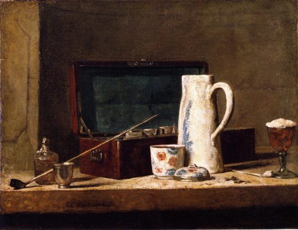 The Smokers Case by Jean-Baptiste-Simeon Chardin