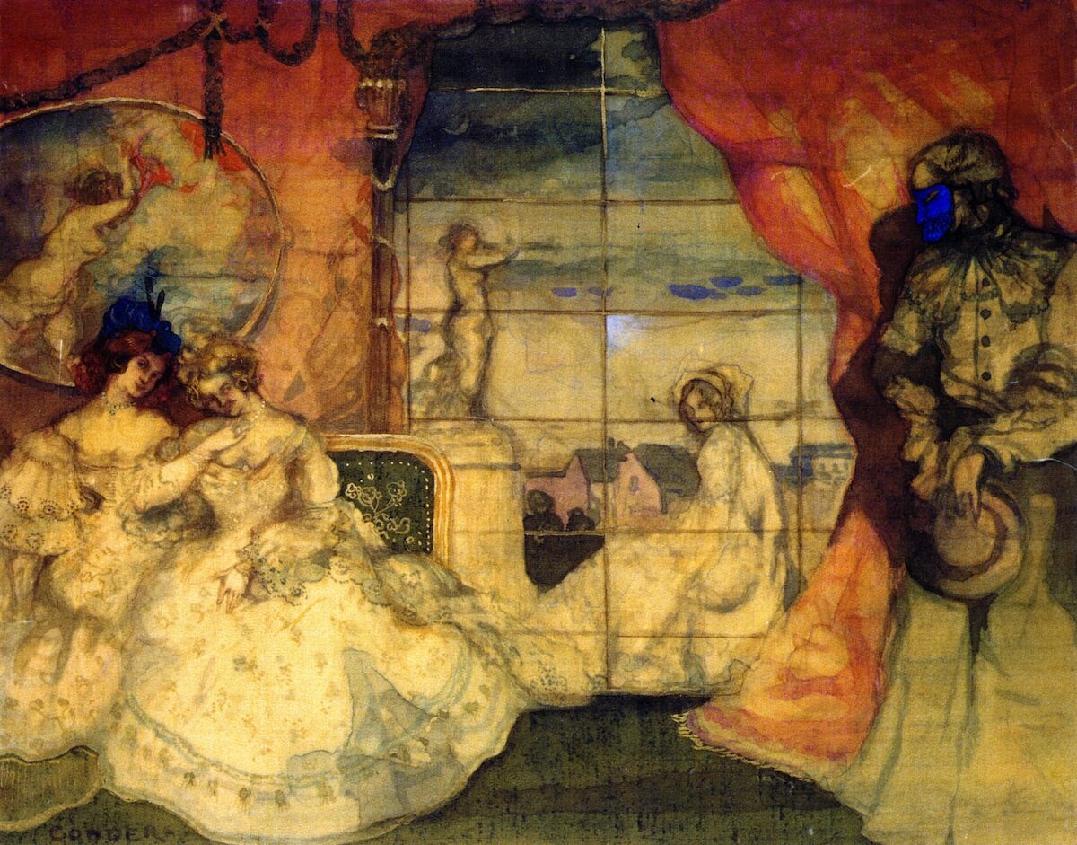 The Spector by Charles Conder