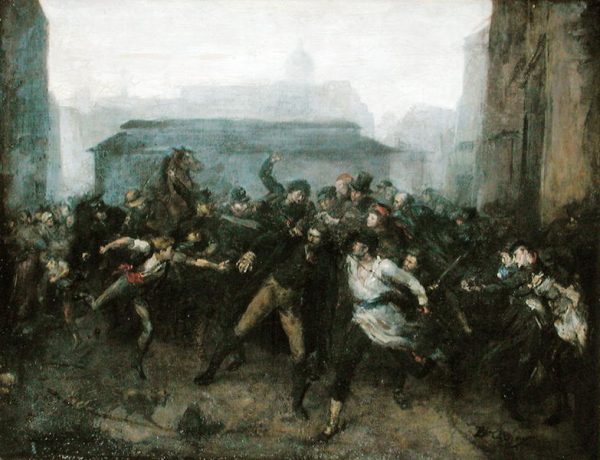 The Spy Episode of the Siege of Paris 1871 by Jean Baptiste Carpeaux