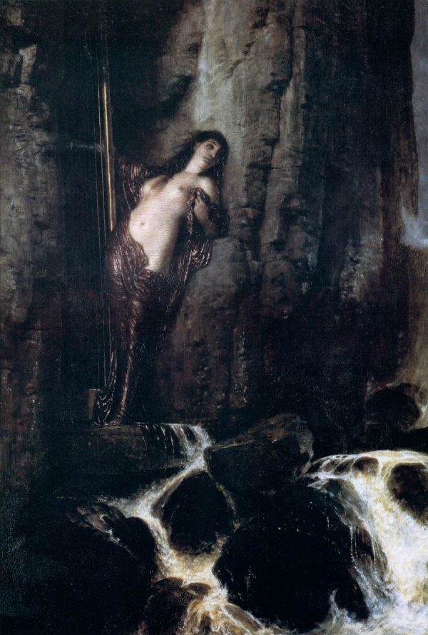 The Surf by Arnold Bocklin