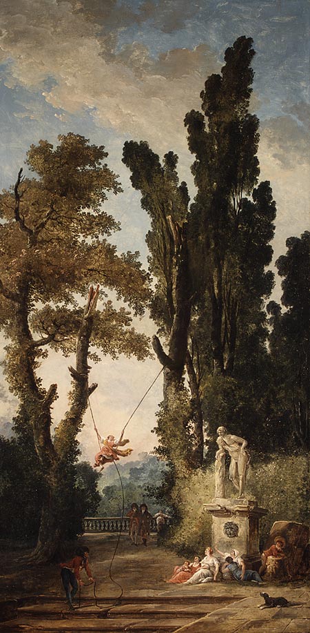 The Swing by Hubert Robert