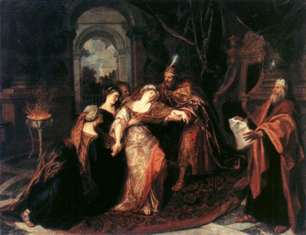 The Swooning of Esther by Antonie Coypel