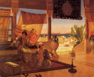 The Terrace by Rudolf Ernst - hand-painted oil reproduction