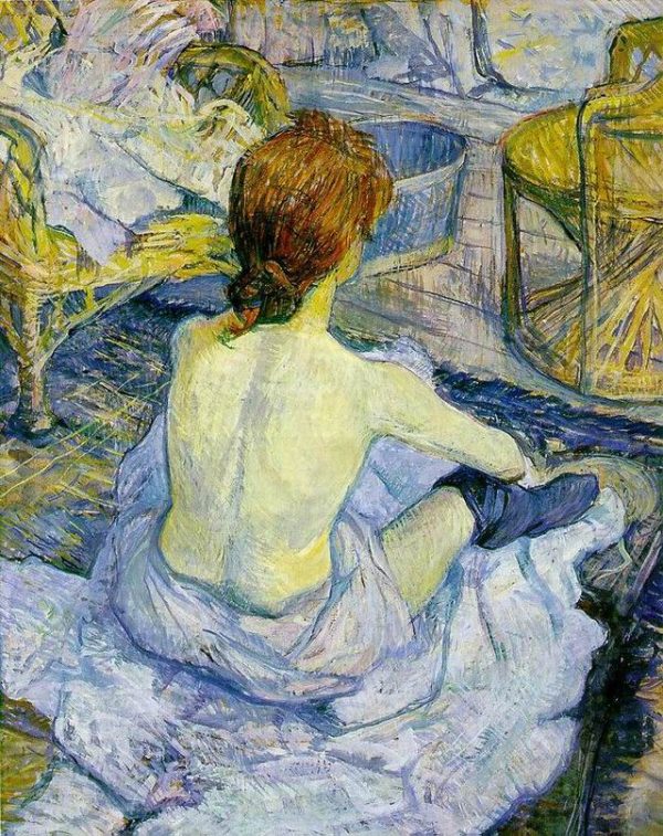 The Toilette by Toulouse Lautrec